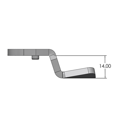 50-114-0 MODULAR SOLUTIONS HANDLE PART<br>CAM LATCH (-14 OFFSET)